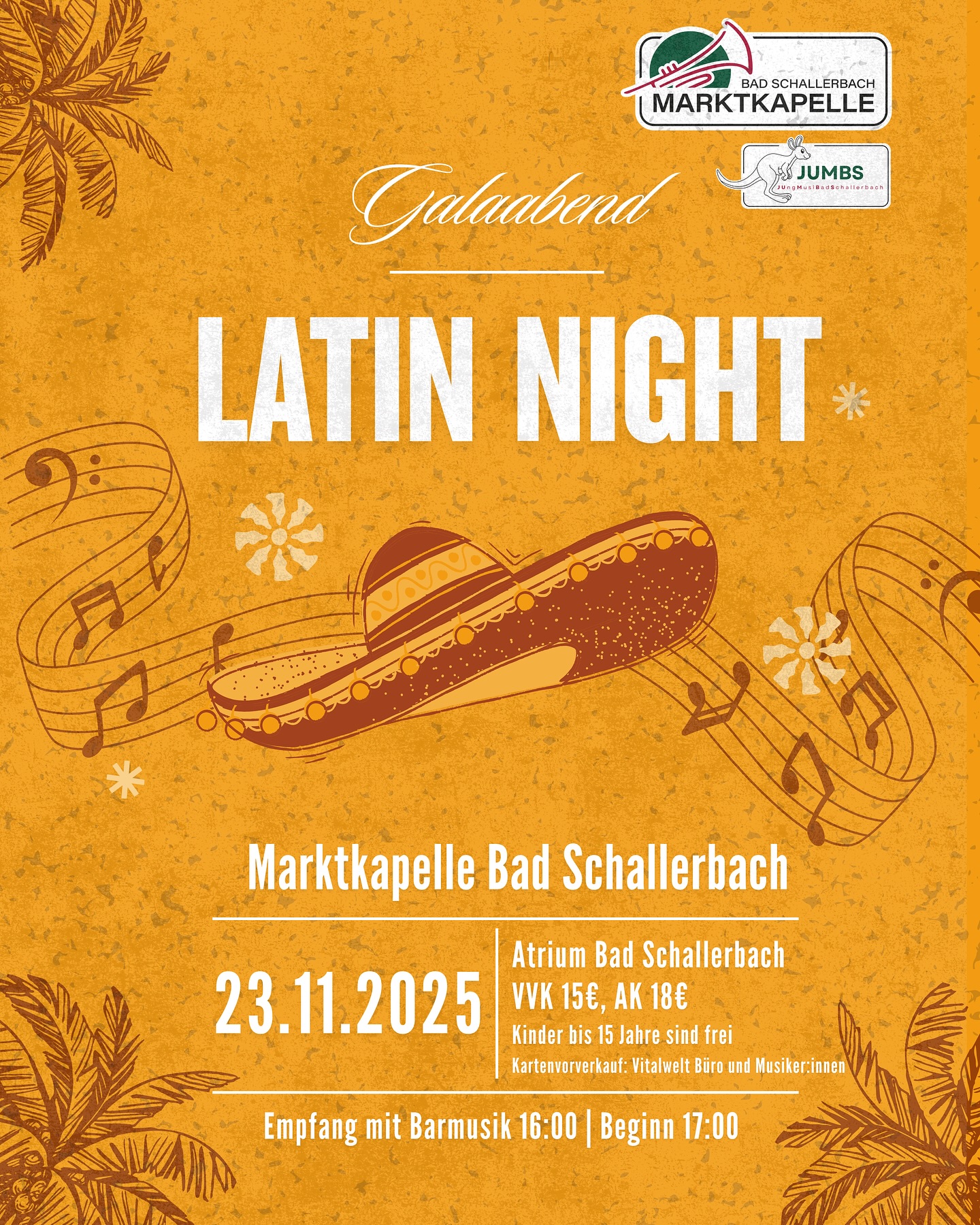 Plakat: Galaabend "Latin Night"